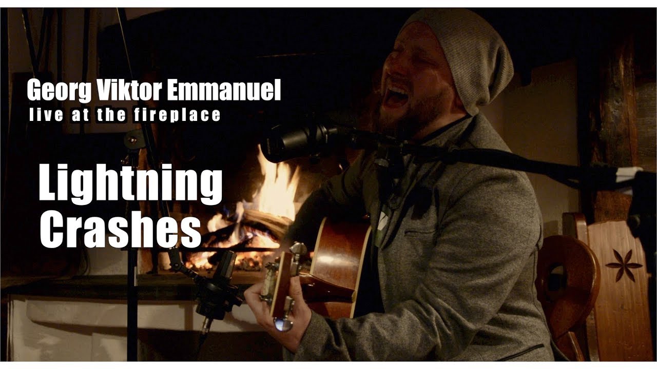 Lightning Crashes (Acoustic Cover) live at the fireplace by