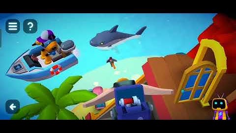 Tiny Robots : Portal Escape Chapter 2 Alternative Level Shark Attack gameplay walkthrough
