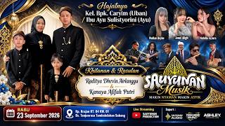 🔴LIVE SIANG KHITANAN & RASULAN -  RADITYA  & KANAYA  -  BPK. CARYIM  / IBU AYU SULISTYORINI 23/09/26