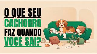 O Que Seu Cachorro Faz Quando Você Sai?😳