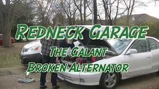 99 MItsubishi Galant Alternator Replacement - Or Is It ? - UPS Grief :)
