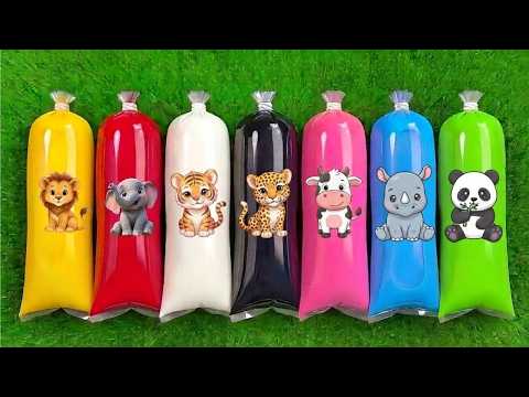 UNBOXING: Panda, Cow, Lion, Elephant, Tiger, Leopard ,Rhino