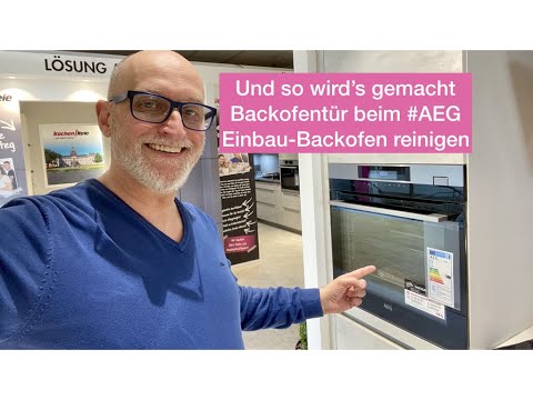 AEG Backofen Tür reinigen