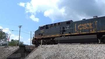 CSX AC44CW 407 w/ Nice K5HL Leads Manifest Q517 on 8/29/20