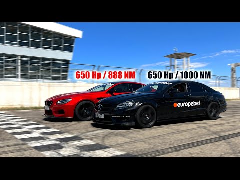 სეზონის დრაგი! - CLS 63 AMG vs BMW M6 - Drag race 🏁