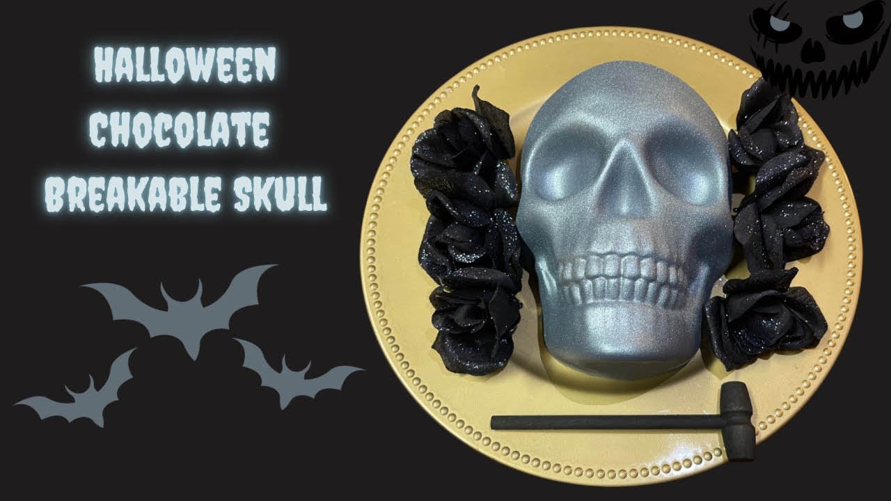 DIY Halloween Chocolate Breakable Skull / With A Few Tricks