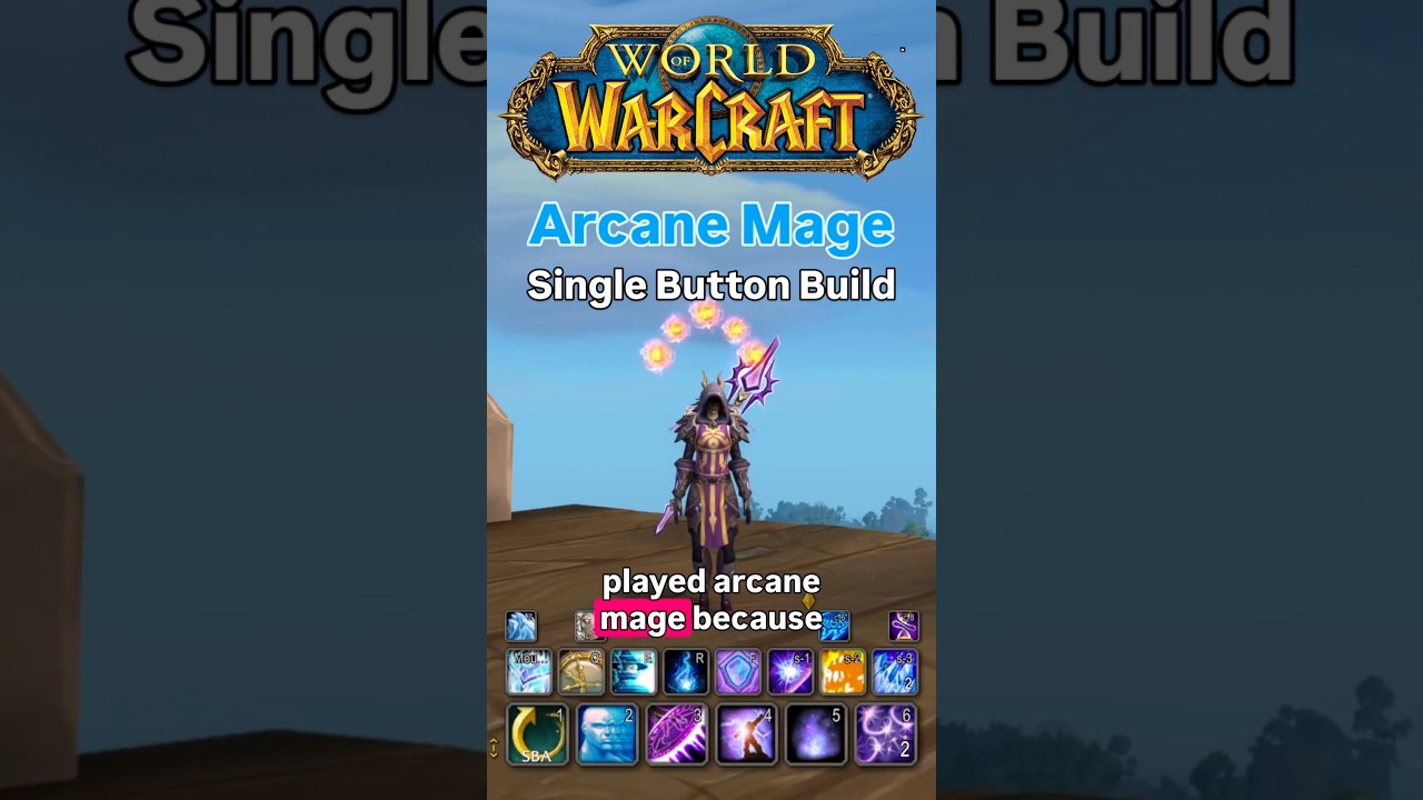 One Button Arcane Mage DPS Guide | Single-Button Build in WoW Patch 11.2 | 
