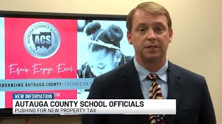 Autauga County school officials push for new property tax