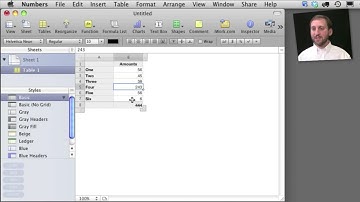 Adding Up Amounts In iWork Numbers (Macmost Now 475)
