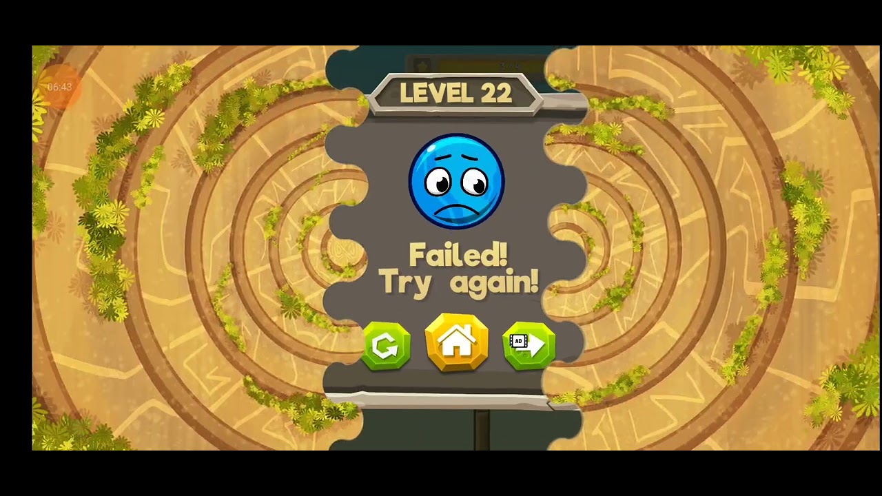 игра Blue ball 11 уровни 21, 22, 23, 24, и 25