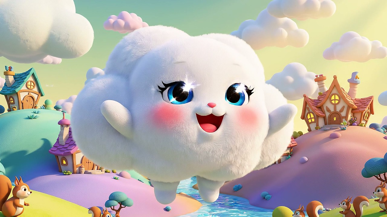 Сонное облако парит парит парит | Успокаивающая колыбельная для малышей