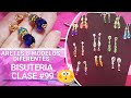 ARETES FACILES Y RAPIDOS 8 💡 Ideas de Engarce Diferente Con 💧 Gotas 💧 ~ Bisutería clase 99