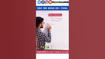Test ✍️ | Mean Proportion | Practice For SSC GD 2022-23 | #shorts #gd #sscgd