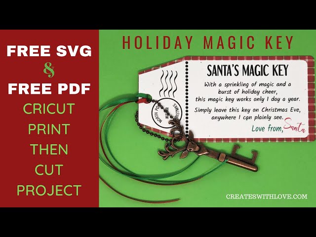  Santa Key Christmas Key Santa's Magic Key Christmas