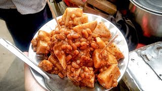 Kachalu Chaat Recipe / Street Food / Taro Root Chaat - By A New Chapter