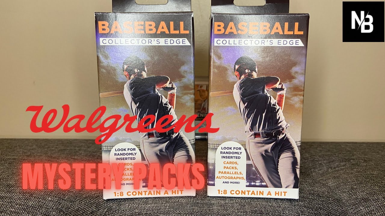 Walgreens Mystery Baseball Cards Packs YouTube