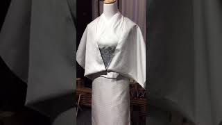 西陣御召し 変わり華七宝