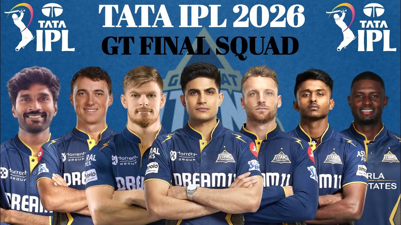 GT Full Squad IPL 2026 🔥 | Gujarat Titans Official Team After Auction | GT Players List 2026 | 