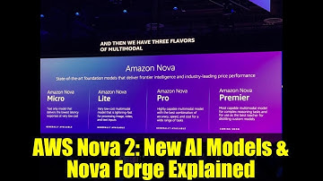 AWS Nova 2: New AI Models & Nova Forge Explained