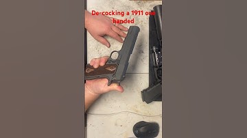 How to de-cock a 1911 #1911 #45acp #gunsafety #tisas