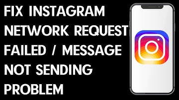Fix Instagram Network Request Failed / Message Not Sending Problem