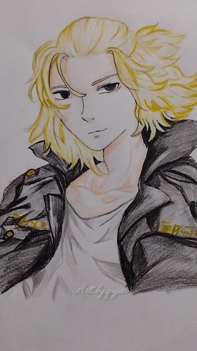 | Mikey sano |from tokyo revengers drawing ✨🎨 #drawing #anime #art #tokyo avenger #trending #viral