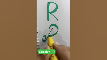 Cursive -R learn Writing #calligraphy #handwriting #subscribe #alphabet #viral #shortsvideo #shorts