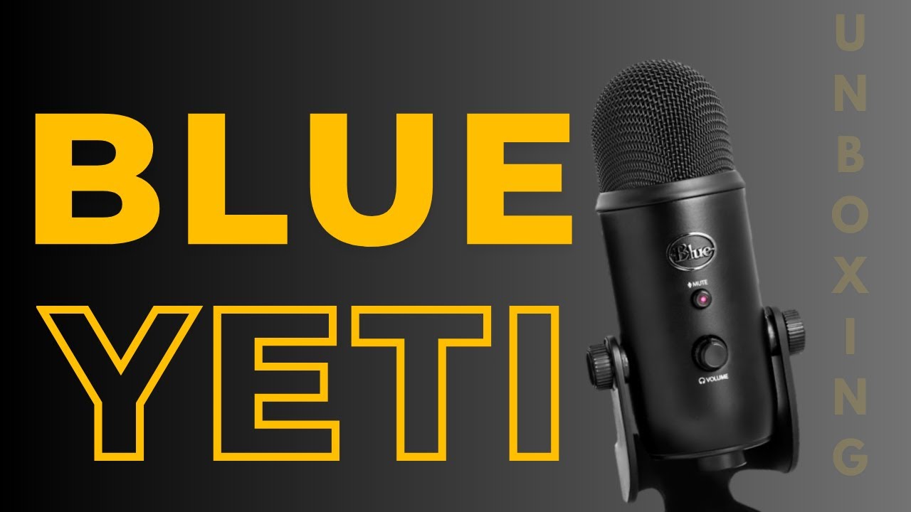 Unboxing the Legendary Blue Yeti Microphone 😎 (for all creators