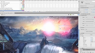 Animated Landscapes 3 - Adobe Flash Animation Tutorial