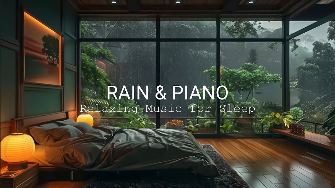 1 Hour - Relaxing Sleep Music - Rain & Piano for Sleep | Rain Piano ...