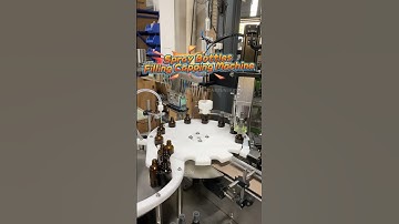 Automatic Cosmetic Liquid Spray Bottle Rotary Filling Capping Machine