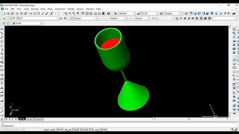 Cad Tutorial| How to Design wine glass in Autocad 2006|Revolve||Boundry