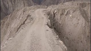 Most dangerous Jeep track in Haramosh Valley, Pakistan