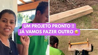 BANCO PRONTO JÁ VAMOS COMEÇAR OUTRO PROJETINHO/ ALMOÇO SIMPLES EM FAMÍLIA E NOSSA ROTINA NUBIA VIANA