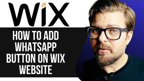 HOW TO ADD WHATSAPP BUTTON ON WIX WEBSITE -2025 |