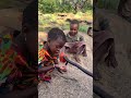 How an African child eats #animallife #animalkingdom #africanvillagelife #africa