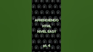 Aprendiendo HTML nivel easy pt. 4 Atributos 🤓 | Aprendizaje random