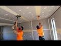 DRYWALL FINISHING CONSTRUCTION FLAT BOX SETTINGS | Drywall Finishing Construction Series #19