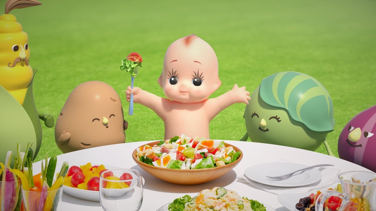 サラダ パーティー 篇 キユーピーとヤサイな仲間たち Youtube