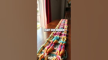 Crafting a DIY Macramé Table Runner