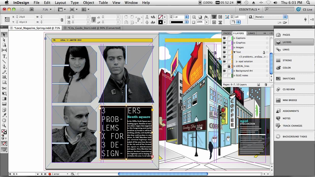 Adobe InDesign CS5 - My Top 5 Favorite Features - YouTube