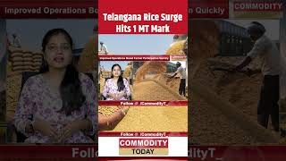 Telangana Rice Boom: Procurement Crosses 1 MT Milestone #telangana #shorts