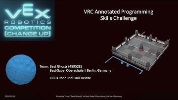 VRC Annotated Programming Skill Challenge 2020 | Team 48952E (Best Ghosts)