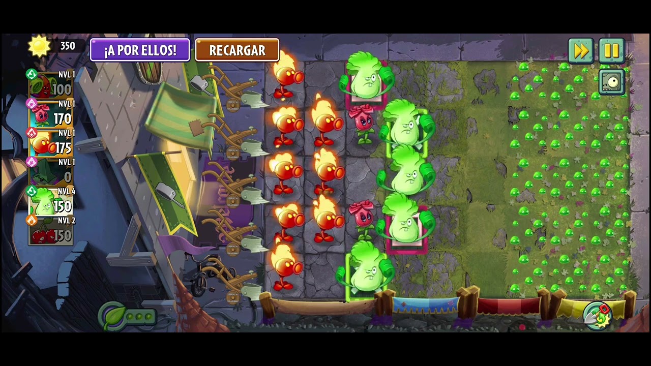 Jugando PVZ