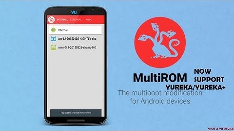 "MULTIROM" FOR YU YUREKA /+ (HOW TO USE MULTIBOOT) 64 BIT DEVICES (TWRP 3.0.0)