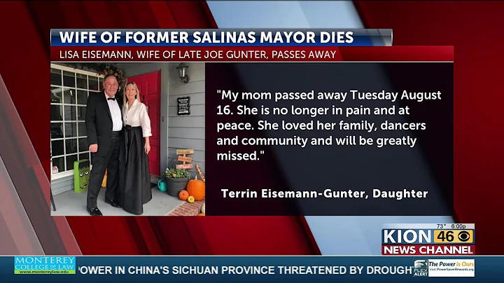 Lisa Eisemann, wife of former Salinas Mayor Joe Gu...