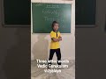 Three letter words Activity Vedic Gurukulam vidyalaya students