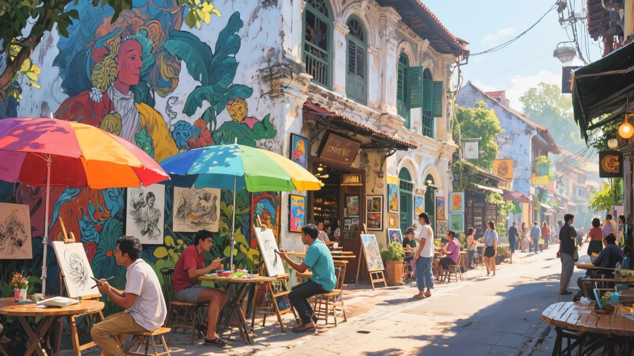 Кота Туа Джакарта🇮🇩 Самый очаровательный старый город Индонезии (4K HDR)