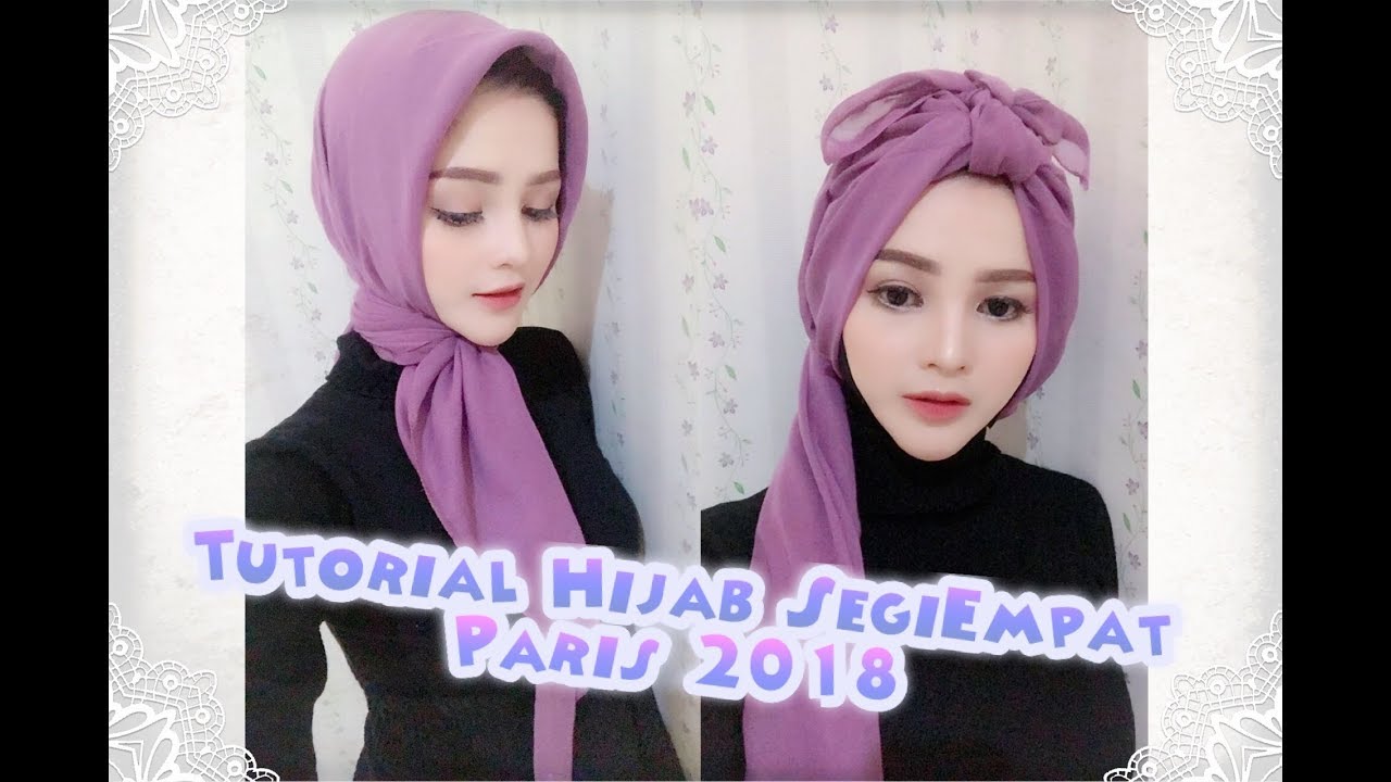 Video Tutorial Hijab Segi Empat Simple