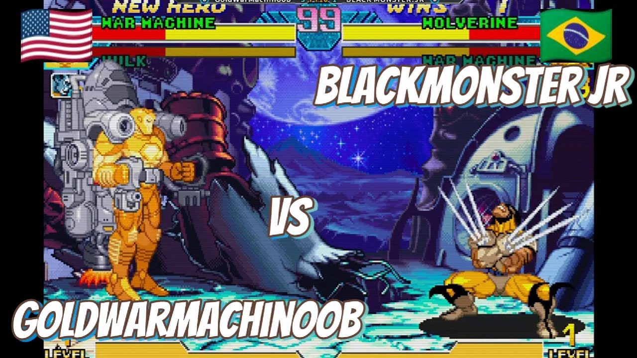 MvC1 (Fightcade) Warmachinoob vs Blackmonster Jr FT 10 03/12/2025